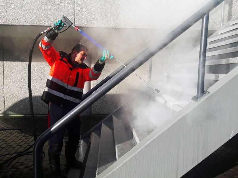 Commercial Pressure Washing by Divine Janitorial Services